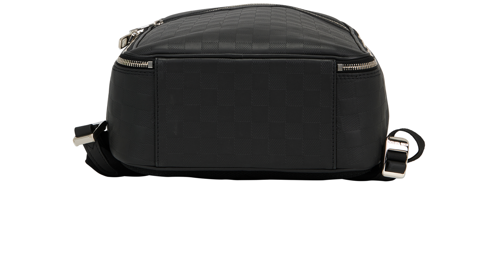 Large Michael Backpack, &pound;995, Handbags, Black, Canvas, Top view